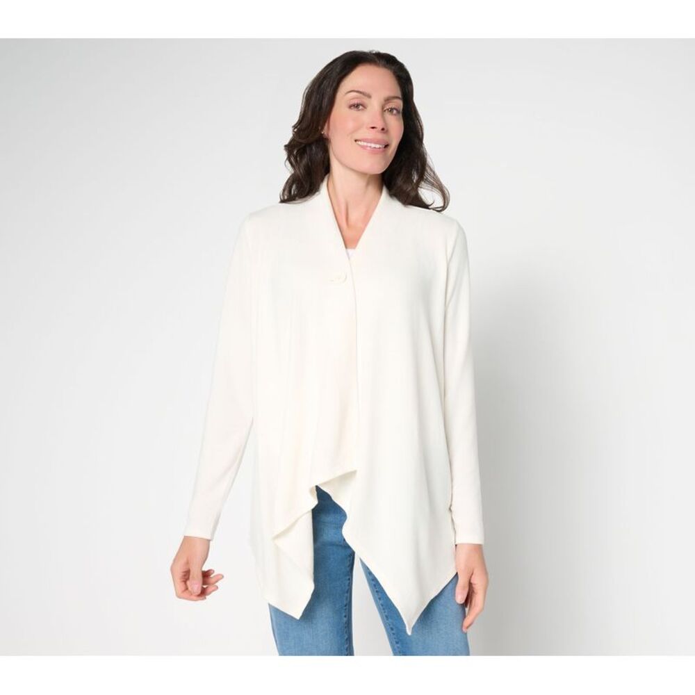 Denim & Co. Women's Top Plus Sz Sweater 2X Make Your Selection: White A731337